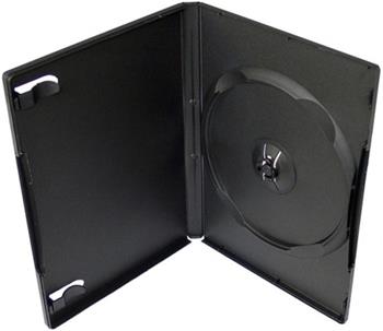 COVER IT Krabička na 1 DVD 14mm černý - karton 100ks