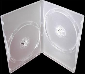 COVER IT Krabička na 2 DVD super 14mm čirý - karton 100ks