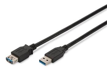 Digitus Prodlužovací kabel USB 3.0, typ A M / F, 3,0m, kompatibilní s USB 3.0, bl