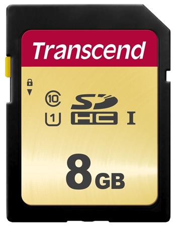 Transcend 8GB SDHC 500S (Class 10) UHS-I U1 (Ultimate) MLC pamov karta