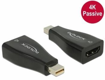 Delock Adaptr mini Displayport 1.2 samec > HDMI samice 4K pasivn ern
