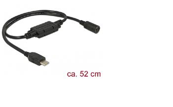 Navilock Connection Cable MD6 female serial > USB Type-C 2.0 male 52 cm