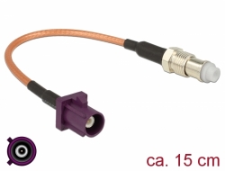 Delock Anténní kabel FAKRA D samec > FME samice RG-316 15 cm