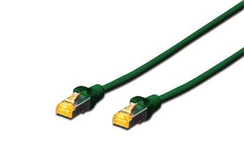 Digitus CAT 6A S-FTP patch cable, Cu, LSZH AWG 26/7, length 5 m, color green