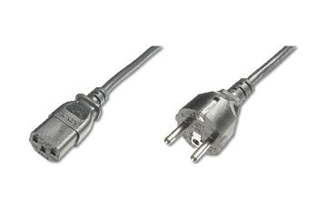 Digitus Napájecí kabel, CEE 7/7 (Typ-F) - C13 M / F, 1,8 m, H05VV-F3G 0,75qmm, černý