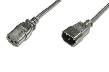 Digitus Prodlužovací napájecí kabel, C14 - C13 M / F, 1,8 m, H05VV-F3G 0,75qmm, bl