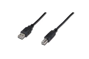 Digitus Pipojovac kabel USB 2.0, typ A - B M / M, 3,0 m, ern