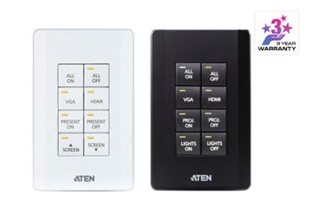 ATEN Control System - 8-button Keypad (US, 1 Gang)