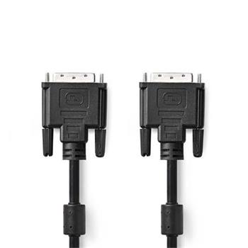 Nedis CCGB32000BK20 - Kabel DVI | DVI-D 24+1-Pin Zástrčka - DVI-D 24+1-Pin Zástrčka | 2 m | Černá barva