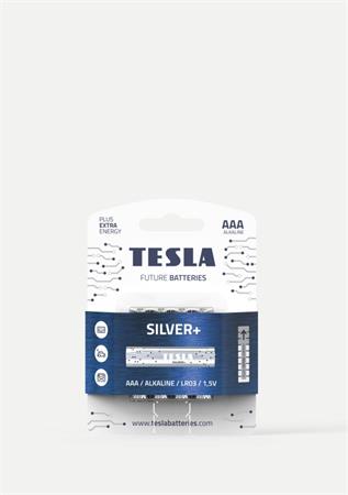 Tesla AAA SILVER+ alkalick, 4 ks, ND 