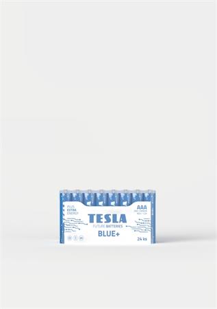 Tesla AAA BLUE+ zinkouhlkov, 24 ks flie, ND