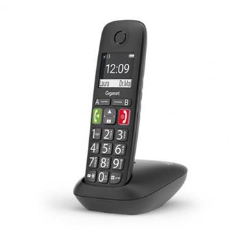 SIEMENS Gigaset E290 - DECT/GAP bezdrátový telefon, dětská chůvička, černý