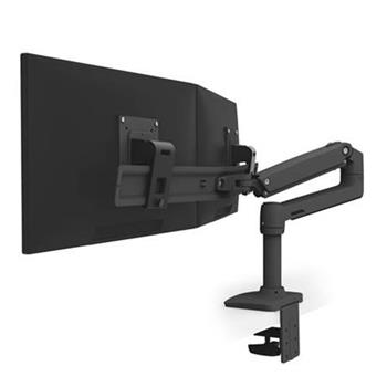 ERGOTRON LX Desk Dual Direct Arm, matná černá , stolní rameno pro 2 monitry až 25