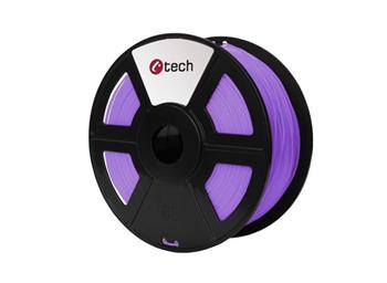 C-TECH tisková struna ( filament ) , PLA, 1,75mm, 1kg, fialová