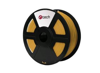 C-TECH tisková struna ( filament ) , PLA, 1,75mm, 1kg, zlatá