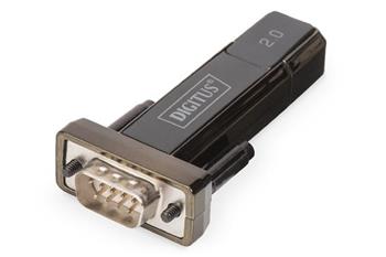 DIGITUS Pevodnk USB 2.0 na sriov, DSUB 9M v. Kabelu USB A 80cm