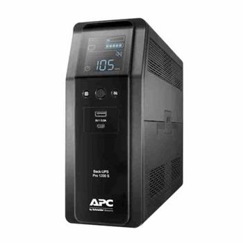 APC Back UPS Pro BR 1200VA(720W), sinusoida, 8 zsuvek, AVR, LCD rozhran