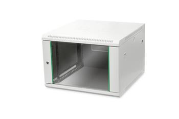 DIGITUS 7U nástěnná skříň, Dynamic Basic 416x600x600 mm, barva šedá (RAL 7035)