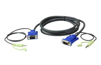 ATEN 3M VGA Cable with 3.5mm Stereo Audio