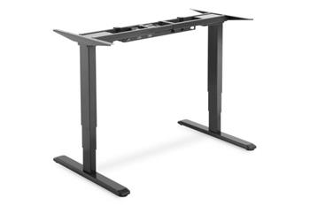 DIGITUS Elektricky výškově nastavitelný rám stolu, výška 63-125cm pro stolní desku do 200cm, černá
