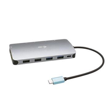 i-tec USB-C Metal Nano 3x Display Docking Station (2x DP, 1x HDMI) + Power Delivery 100 W