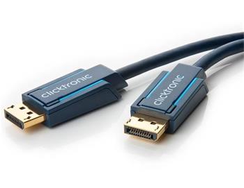 ClickTronic HQ OFC kabel DisplayPort, zlacen kon., 3D, 15m