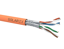 Instalační kabel Solarix CAT7 SSTP LSOH Cca 1000MHz 500m/cívka