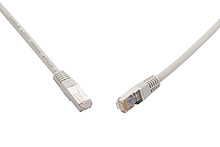 10G patch kabel CAT6A SFTP LSOH 15m šedý non-snag-proof C6A-315GY-15MB
