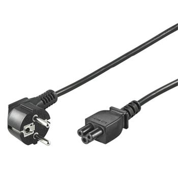 PremiumCord Kabel síťový 230V k notebooku 3m, trojlístek 
