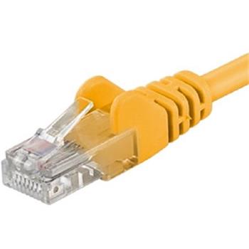 PremiumCord Patch kabel UTP RJ45-RJ45 CAT6 0.5m lut