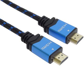 PremiumCord Ultra HDTV 4K@60Hz kabel HDMI 2.0b kovov+zlacen konektory 2m bavlnn opltn kabelu