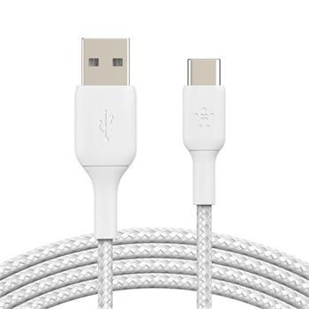 Belkin USB-C kabel, 1m, bílý - odolný