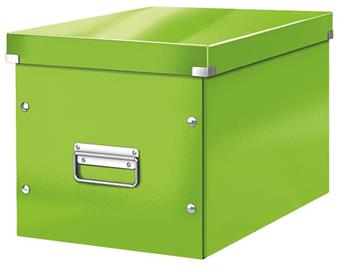 LEITZ tvercov krabice Click&Store, velikost L (A4), zelen