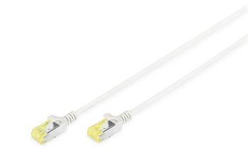 Digitus Tenký propojovací kabel CAT 6A U-FTP Cu, LSZH AWG 28/7, délka 3 m, barva šedá