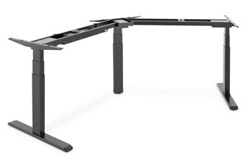 Digitus Electricky výškově nastavitelný rám stolu, 3-nohy 120 stupňů, černá
