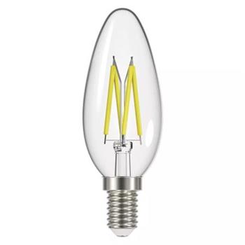Emos LED žárovka CANDLE, 6W/60W E14, WW teplá bílá, 806 lm, Filament, E