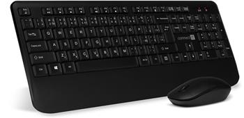 CONNECT IT Combo bezdrátová černá klávesnice + myš, (+1x AAA +1x AA baterie zdarma), CZ + SK layout