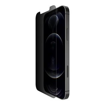 Belkin SCREENFORCE™ Tempered Glass Privacy Anti-Microbial ochranné privátní sklo pro iPhone 12 / iPhone 12 Pro