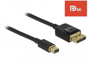 Delock Kabel Mini DisplayPort na DisplayPort 8K 60 Hz 1 m DP 8K certifikovan