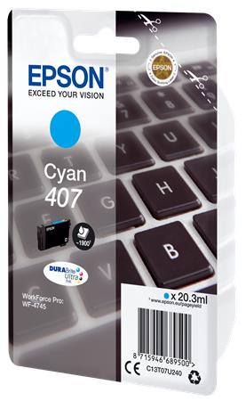 EPSON cartridge T07U2 cyan (klvesnice)