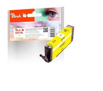 PEACH kompatibiln cartridge Canon CLI-571XLY, yellow, 11 ml