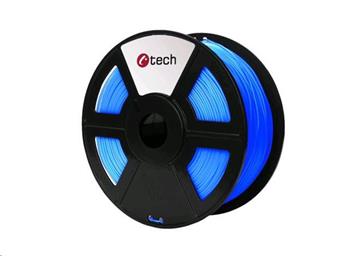 C-TECH tisková struna ( filament ) , PLA, 1,75mm, 1kg, fluorescenční modrá