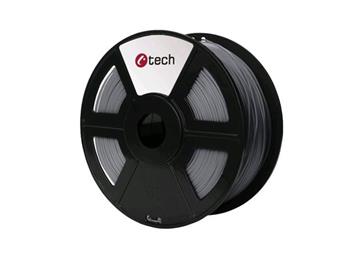 C-TECH tisková struna ( filament ) , ABS, 1,75mm, 1kg, stříbrná