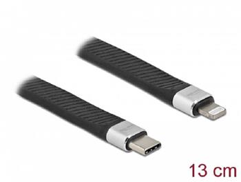 Delock FPC plochý stuhový kabel, USB Type-C™ na Stereo jack samice, 10 cm