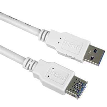 PremiumCord Prodluovac kabel USB 3.0 Super-speed 5Gbps A-A, MF, 9pin, 0,5m bl