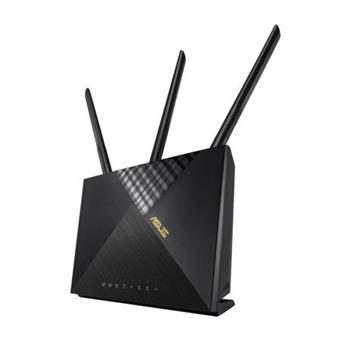 ASUS 4G-AX56, Dvoupsmov WiFi 6 AX1800 LTE router, Cat.6 300Mb/s Captive Portal, sov zabezpeen AiProtection