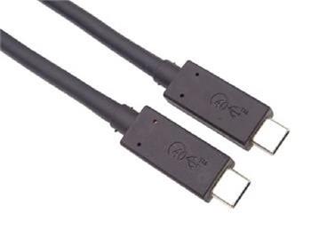 PremiumCord USB4 40Gbps 8K@60Hz kabel Thunderbolt 3 certifikovan USB-IF 0,8m
