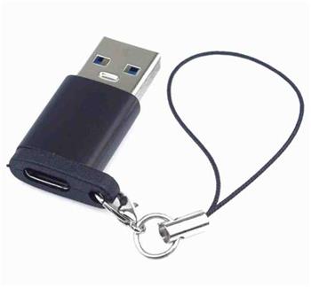 PremiumCord Adaptr USB3.0 A male - USB-C Female, ern s okem na zaven