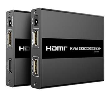PremiumCord HDMI KVM extender s USB na 60m pes jeden kabel Cat5/6, bez zpodn