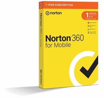 NORTON 360 MOBILE CZ 1 uivatel pro 1 zazen na 1 rok